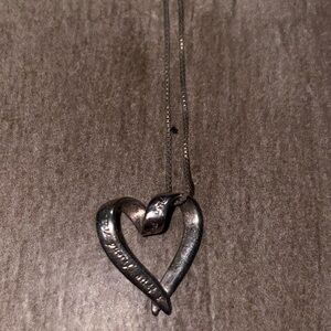 A True Friend Reaches For Your Hand and Touches Your Heart necklace